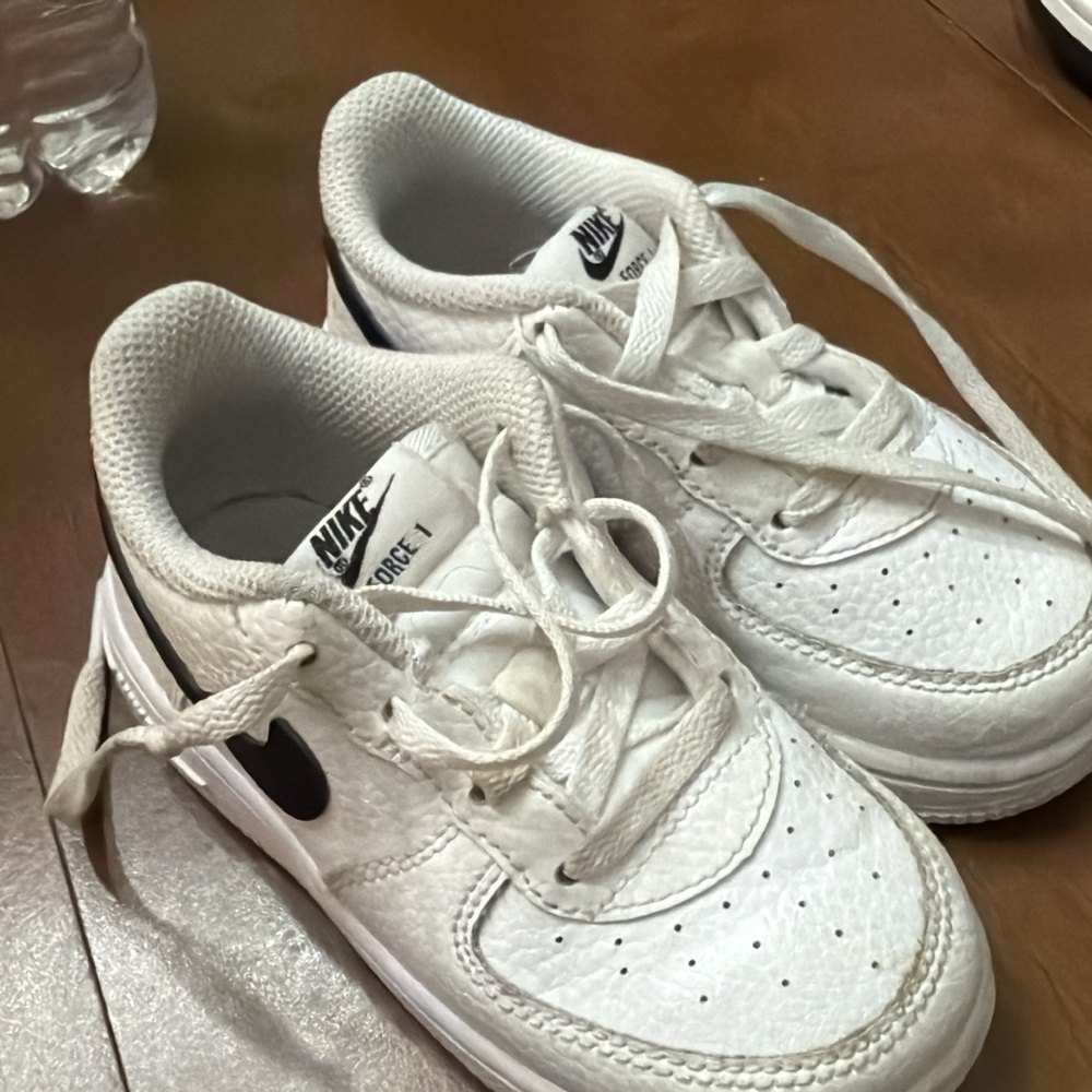Nike Kids White and Black Sneakers